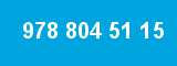 978 804 51 15
